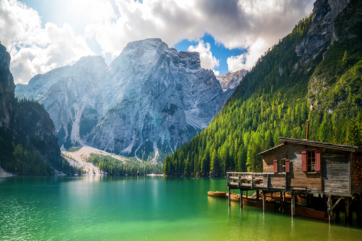 al lago di la val in bicicletta