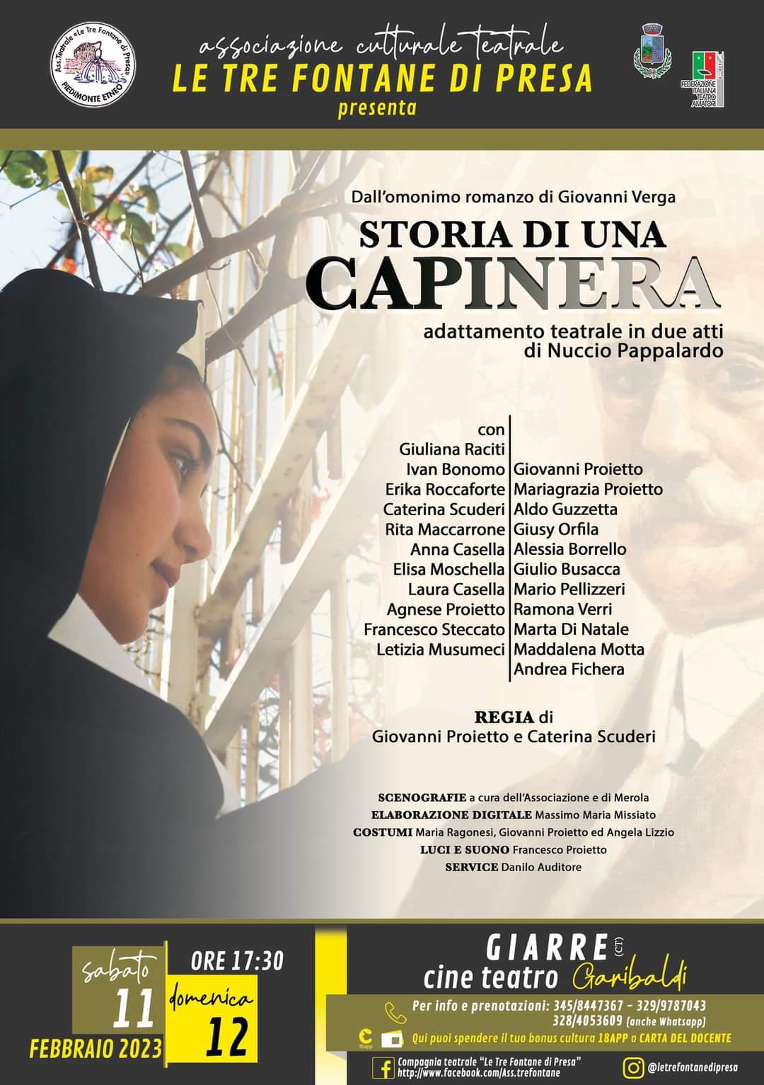 STORIA DI UNA CAPINERA<br><br> – Teatro Menotti